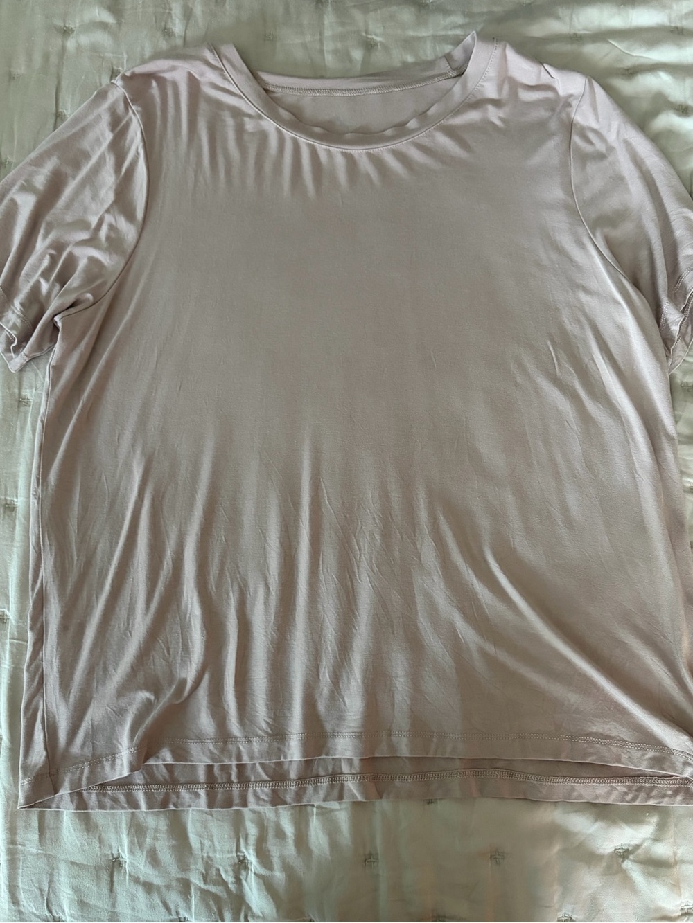 Kyte BABY Short Sleeve Crewneck Top in Light Mauve